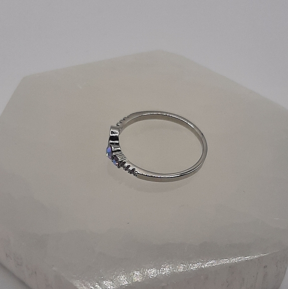 R891 Moon Ring Plated - Fragrant Jewels - Picture 4 of 7